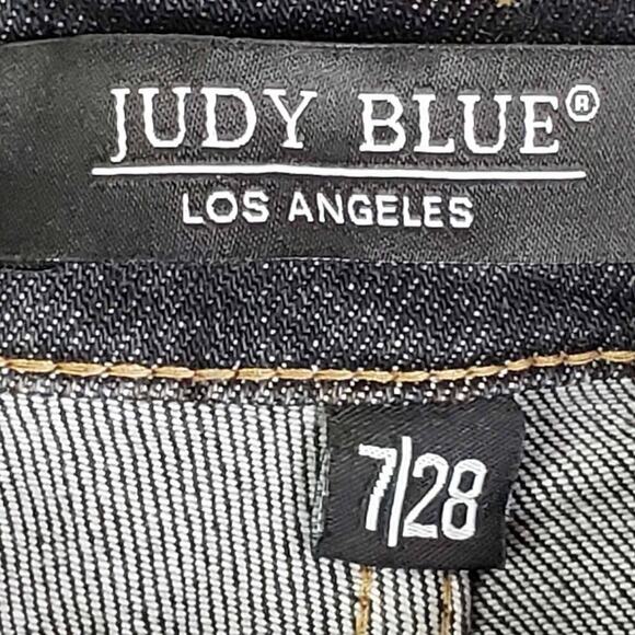 Judy Blue Jeans Women's Size 7/28 Black Skinny Fit High Rise Stretch - Picture 8 of 10